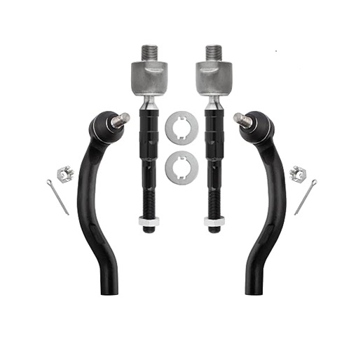 Front Inner & Outer Tie Rod Ends Left & Right for Honda Civic 2006-2011 1.8L, Pack of 2
