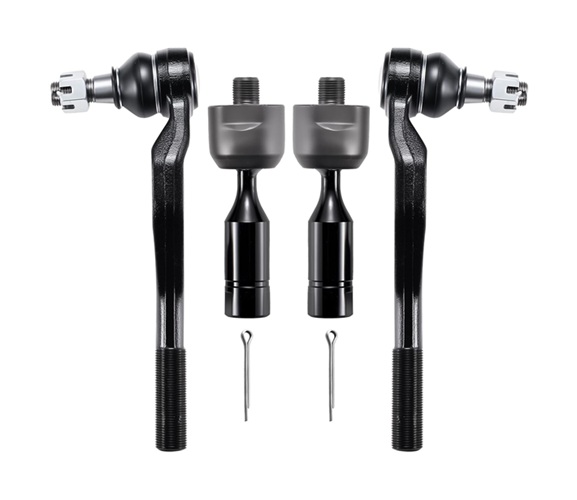 4PC Inner Outer Tie Rod Kit for Toyota Tacoma 1995-2004 4WD PreRunner RWD, Steering Linkage Replacement EV433 ES3545 ES3546