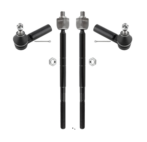 Inner and Outer Front Left Right Steering Tie Rod End Set for Ford C-Max Escape 2013-2018 Focus 2012-2018 Transit Connect 2014-2018
